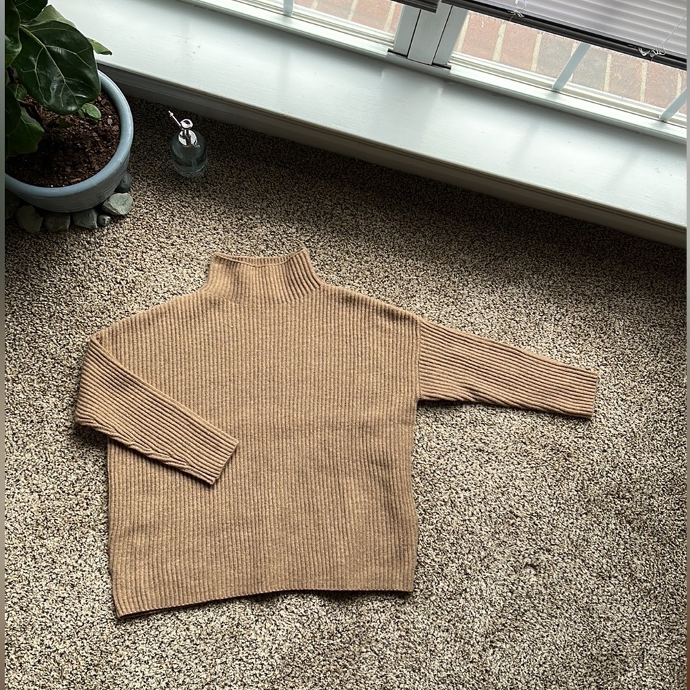 French Connections…camel color…size large…never worn…